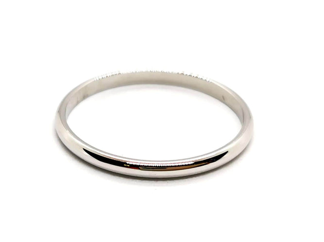 Bague 65 Bague Alliance Or blanc 58 Facettes 1178333CD