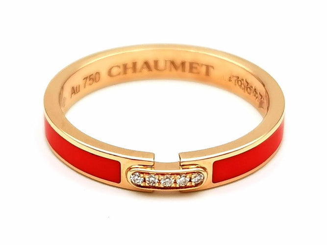 Bague 53 Chaumet Bague Liens Or rose Diamant 58 Facettes 1783565CN