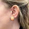 Boucles d'oreilles Boucles d'oreilles en or jaune, corail et diamants. 58 Facettes 30726