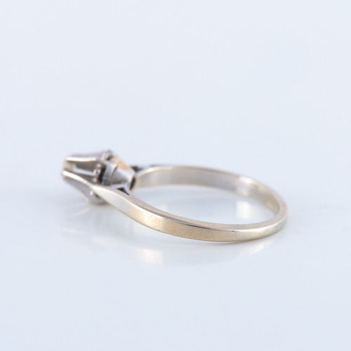 Bague 51 Bague Solitaire Diamant 0.06ct 58 Facettes JE111