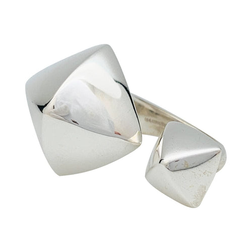 Bague 53 Bague Hermès, "Collier de Chien Rock", argent. 58 Facettes 31780