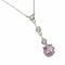 Pendentif Pendentif Diamant Saphir rose naturel non traité 58 Facettes 23073-0149