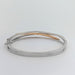 Bracelet Bracelet jonc en or blanc et diamants 58 Facettes 20617