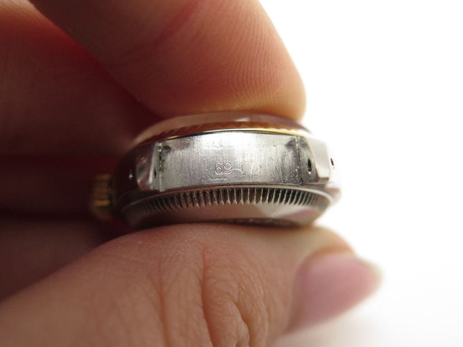 Montre vintage montre ROLEX oyster perpetual datejust automatique 58 Facettes 257564