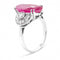 Bague 49.5 Bague or gris rubis diamants 58 Facettes 61200063