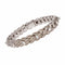 Bracelet Bracelet ancien plumes d'or blanc et diamants 58 Facettes 23-083A
