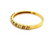 Bague 56 Bague demi alliance Or jaune Diamant 58 Facettes 1178332CD