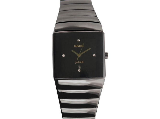 Montre montre RADO sintra jubile 152.0335.3 ceramique noir 30mm quartz 58 Facettes 253024