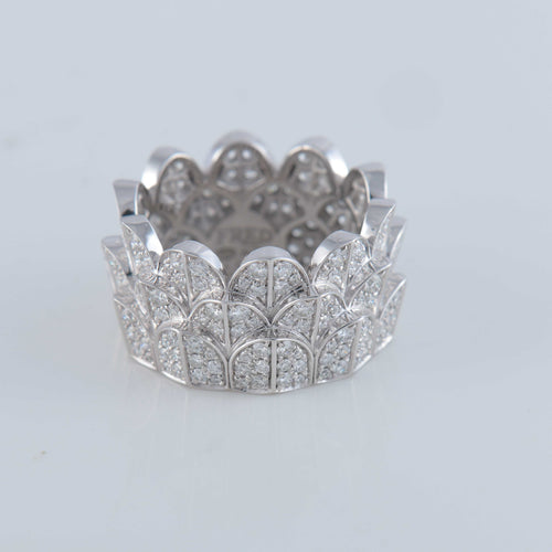 Bague 54 Fred Bague île d’or pavage diamants 58 Facettes