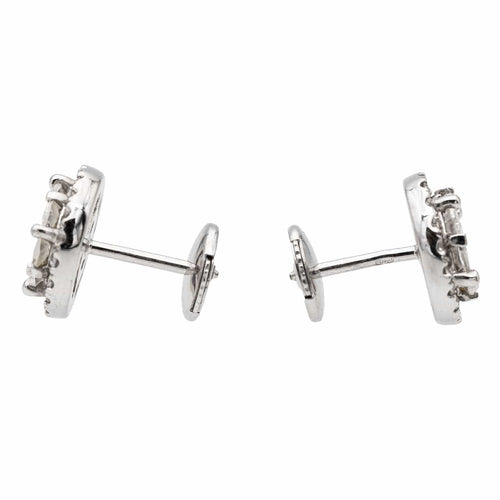 Boucles d'oreilles Boucles d'oreilles Puces Or blanc Diamant 58 Facettes 2708406CN