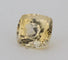 Gemstone Saphir jaune non chauffé non traité 1.12cts certificat CGL 58 Facettes 156