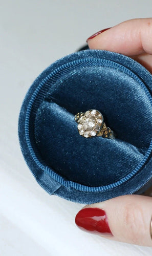 Bague 52 Bague marguerite Or jaune Diamant 58 Facettes