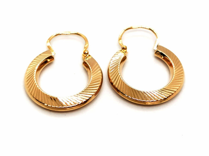 Boucles d'oreilles Boucles d'oreilles Créoles Or rose 58 Facettes 1649067CN