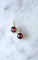 Boucles d'oreilles Dormeuses anciennes or et grenats 58 Facettes