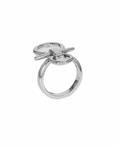 Bague 51 Bague HERMES Bride Moyen Modèle en Argent 925/1000 58 Facettes 62573-58638