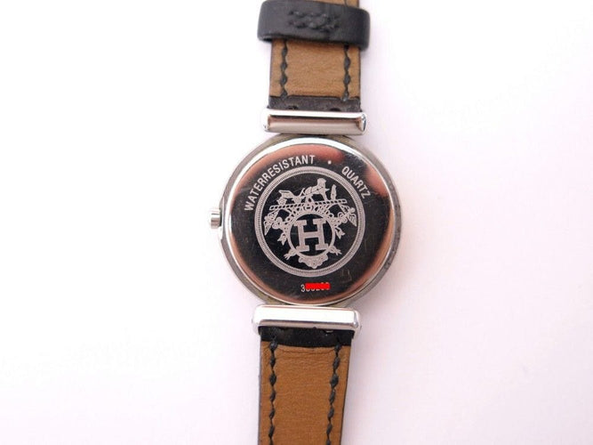 Montre montre HERMES windsor 24 mm quartz acier et cuir 58 Facettes 255642