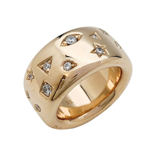 Bague 55 Bague Pomellato, "Iconica", or rose, diamants. 58 Facettes 31751