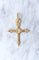 Pendentif Croix régionale Jeannette or jaune 58 Facettes