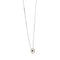 Collier Collier or blanc avec diamant de 0,15 ct 58 Facettes 25854