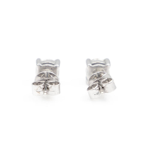 Boucles d'oreilles Boucles d'oreilles Puces Or blanc  Diamant 58 Facettes 2027465CN