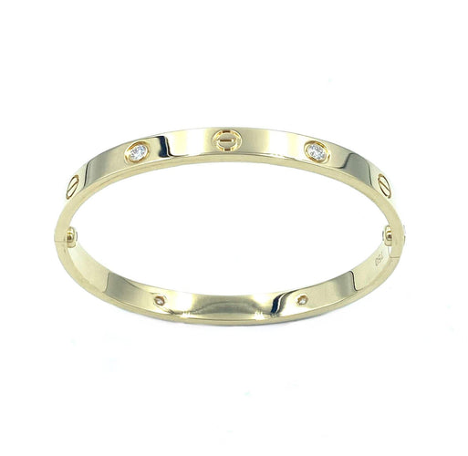 Bracelet CARTIER - Bracelet love en or jaune, diamants 58 Facettes