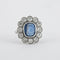 Bague Bague saphir diamants Art Déco 58 Facettes