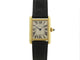 Montre montre tank louis CARTIER 2442 quartz 30 mm en or 18k crocodile 58 Facettes 220473