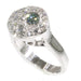 Bague 48 Bague or blanc, diamants 58 Facettes 17300-0035