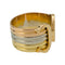 Bague 48 Bague Cartier vintage, "Double C", trois ors. 58 Facettes 31301