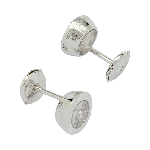 Boucles d'oreilles Boucles d'oreilles Chopard, "Happy Diamonds", or blanc, diamants. 58 Facettes 31915