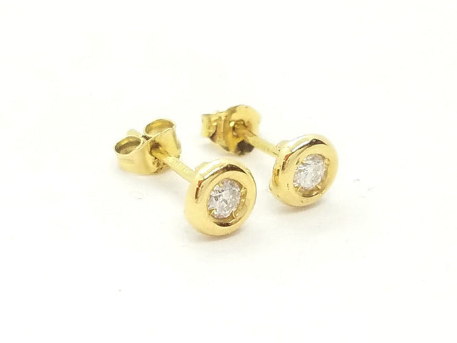 Boucles d'oreilles Boucles d'oreilles Or jaune Diamant 58 Facettes 579267RV