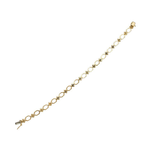 Bracelet Bracelet en or jaune, diamants 58 Facettes 31641