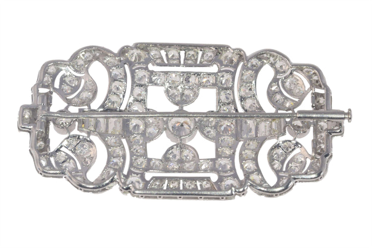 Broche Broche Art Déco, platine, diamant 58 Facettes 22354-0080