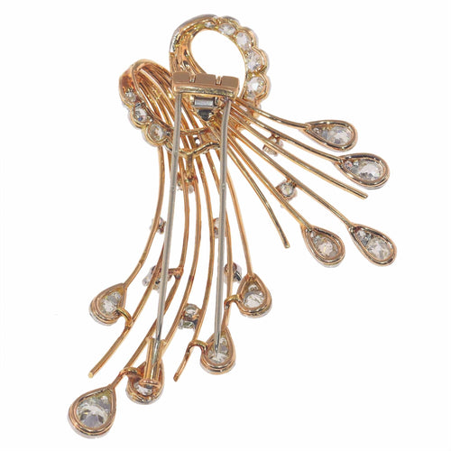 Broche Broche diamants années 1960 58 Facettes 23167-0370