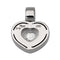 Pendentif Chopard Pendentif Coeur Happy Diamonds Or blanc Diamant 58 Facettes 2308934CN
