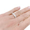 Bague 50 Alliance Cartier, diamants baguette et platine. 58 Facettes 32607