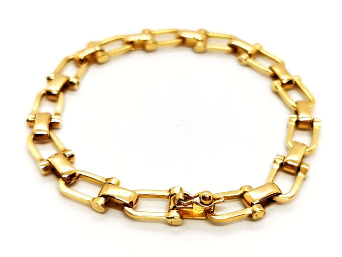 Bracelet Bracelet maille souple Or jaune 58 Facettes 1831819CN
