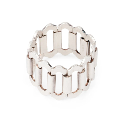 Bracelet HERMES - Bracelet Argent modèle Ondine 58 Facettes 1