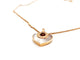 Collier Bulgari Collier Coeur Cuore Or rose Nacre 58 Facettes 1244796CN