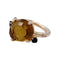 Bague 52 Pomellato - bague Bahia, or rose, citrine, saphirs. 58 Facettes 32499
