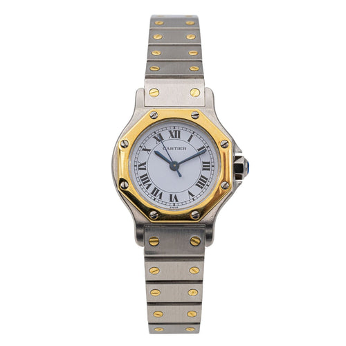 Montre Cartier Montre Santos Acier 58 Facettes 2660053CN