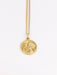 Pendentif Médaille ancienne en or figurant la fillette à la rose 58 Facettes 801