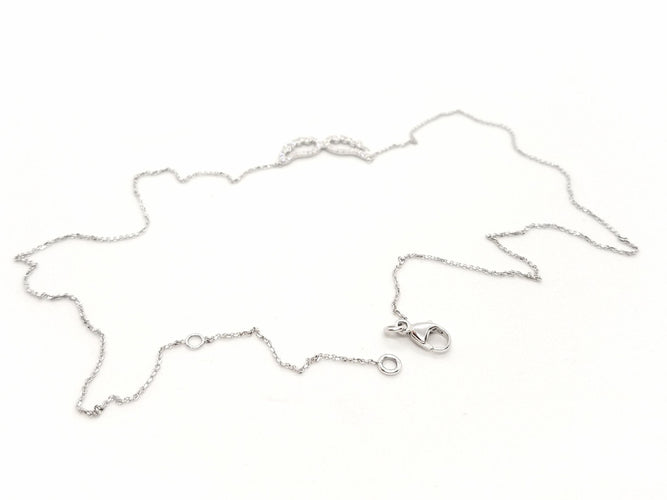 Collier Collier Aile d'ange Or blanc Diamant 58 Facettes 579302RV