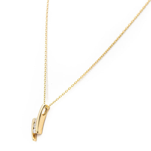 Collier Collier Pendentif Or jaune Diamant 58 Facettes 2172836CN