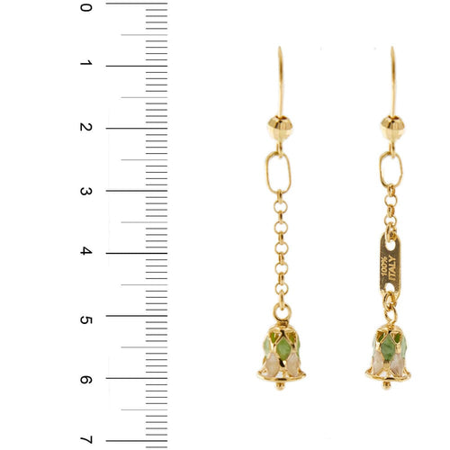 Boucles d'oreilles Boucles d'oreilles pendantes clochettes 58 Facettes 29594