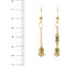 Boucles d'oreilles Boucles d'oreilles pendantes clochettes 58 Facettes 29594