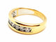 Bague 58 Bague Demi alliance Or jaune Diamant 58 Facettes 1588627CN