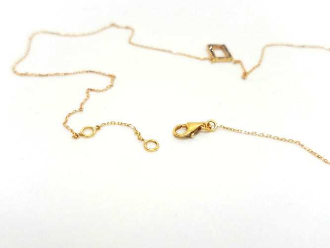 Collier Collier Or rose Diamant 58 Facettes 579204RV