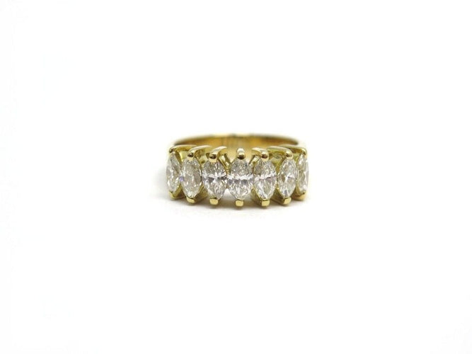 Bague 52 bague t52 en or jaune 18k et diamants 1.75 carats vvs 58 Facettes 234469