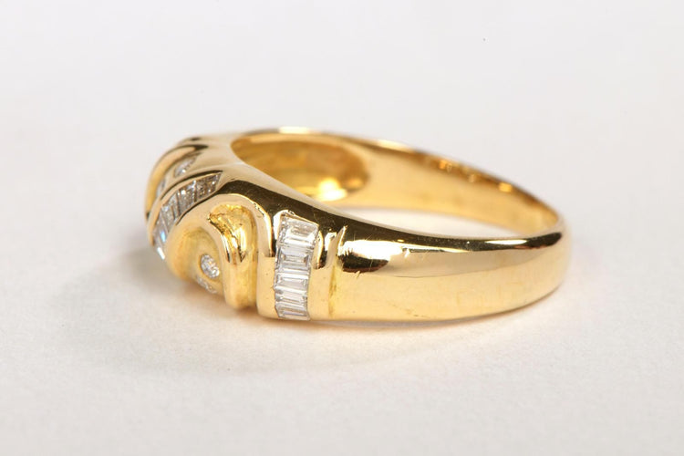 Bague 51 Bague Or jaune Diamant 58 Facettes 00439CN